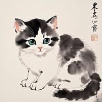 AI画得出水墨形，画不出水墨骨