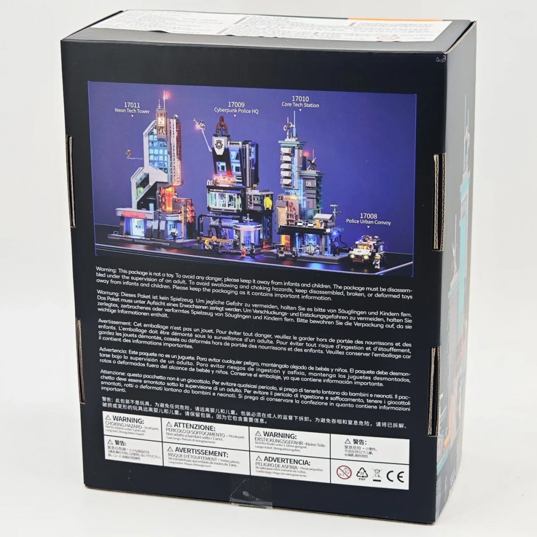 霓虹算力枢纽登场|Lumibricks 七月赛博朋克新作 —— 数据工作站 拼装体验分享