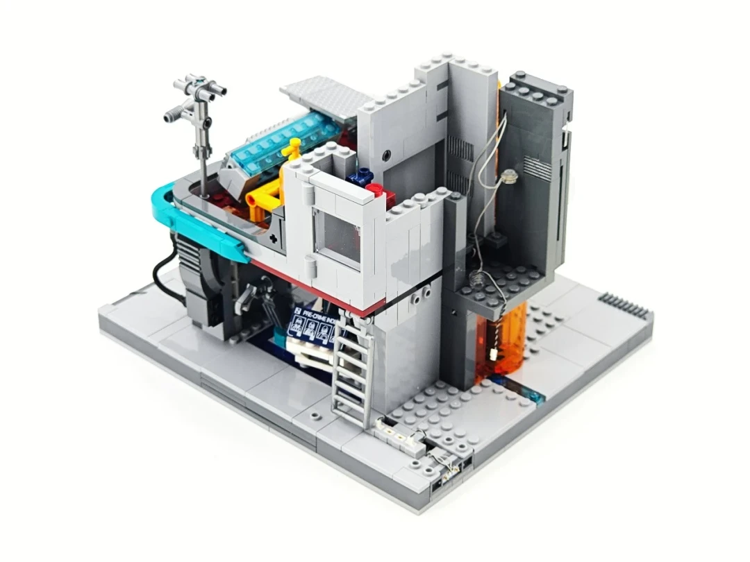 霓虹算力枢纽登场|Lumibricks 七月赛博朋克新作 —— 数据工作站 拼装体验分享