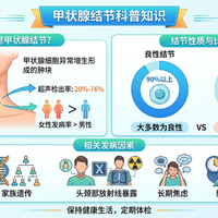 体检查出甲状腺结节先别慌，85%是良性，真正该盯紧的是这几点