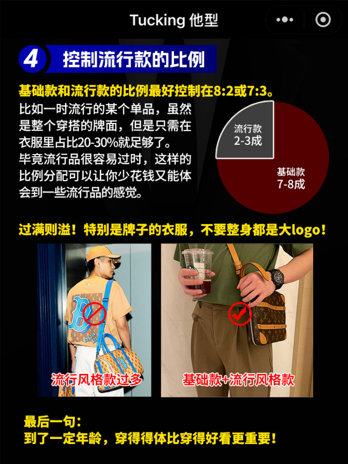 男上装