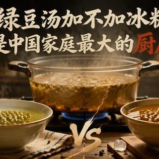 [别端水，站队吧!] 炎热夏季！绿豆汤加不加冰糖, 可能是中国家庭最大的厨房内江