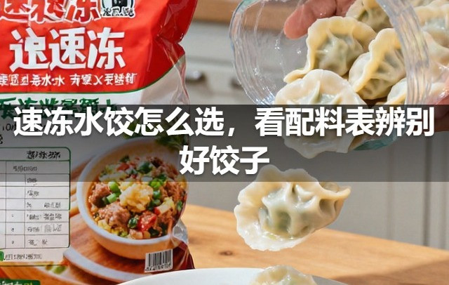 速冻水饺怎么选，看配料表辨别好饺子