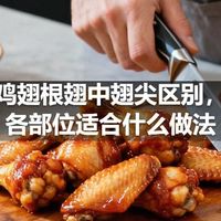 鸡翅根翅中翅尖区别，各部位适合什么做法