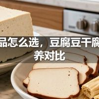 豆制品怎么选，豆腐豆干腐竹营养对比
