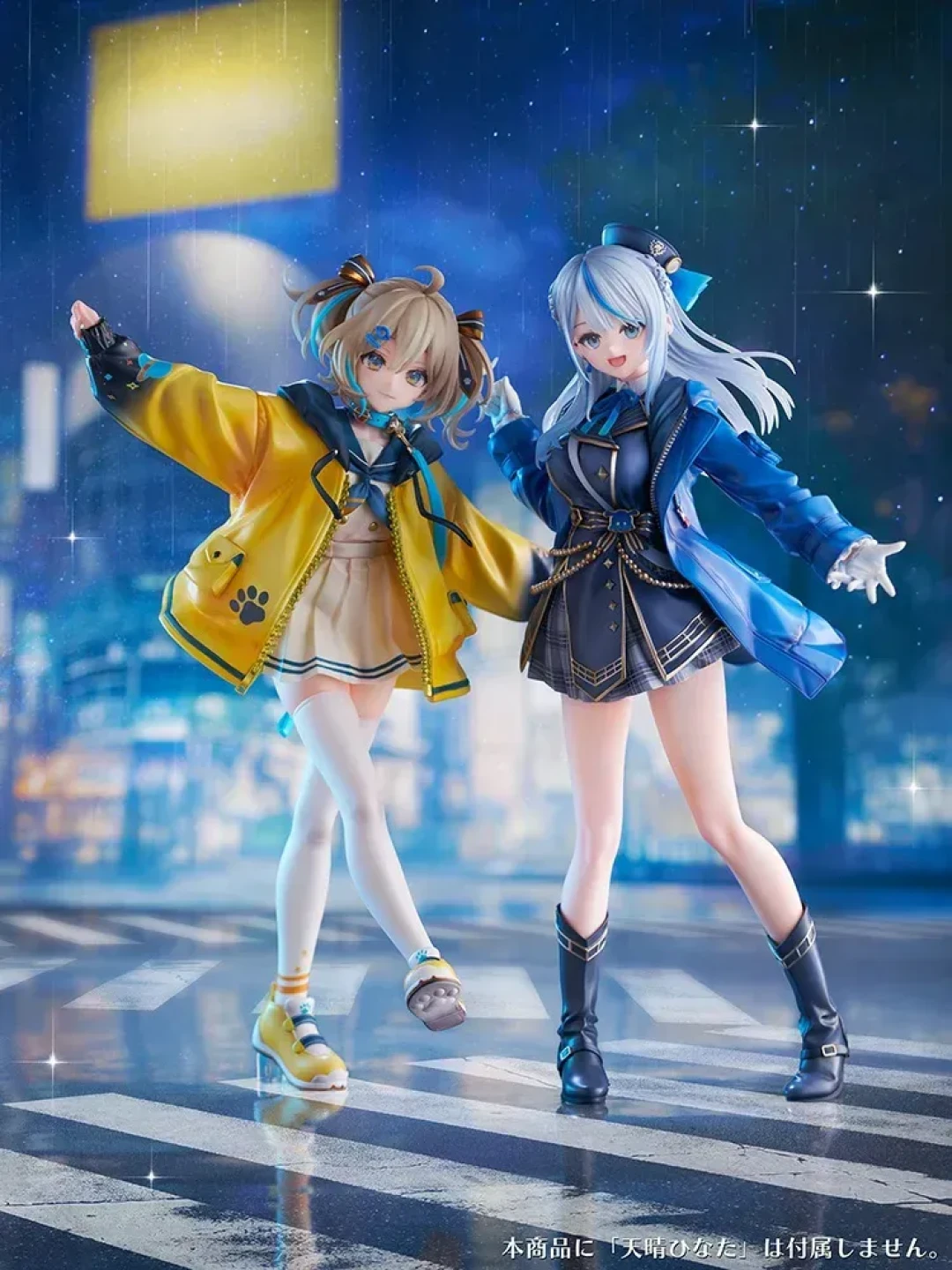 雨后街道的元气少女们！Wonderful Works 天晴日向＆雨海琉香 1/7 手办