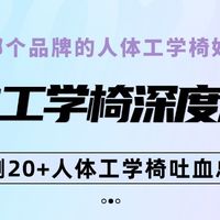 2026年人体工学椅深度测评，哪个品牌更好用？咱看这一篇就够了！