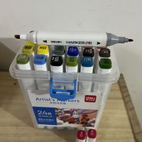 得力24色水性马克笔,绘画好搭档