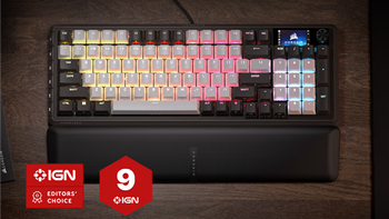 内置LCD屏！美商海盗船VANGUARD PRO 96键盘售价1699元