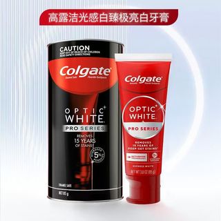 牙医级居家美白✨高露洁 Optic White 5% 过氧化氢牙膏