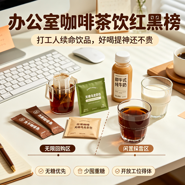 打工人办公室咖啡茶饮红黑榜｜提神好喝不贵，拒绝无效囤货