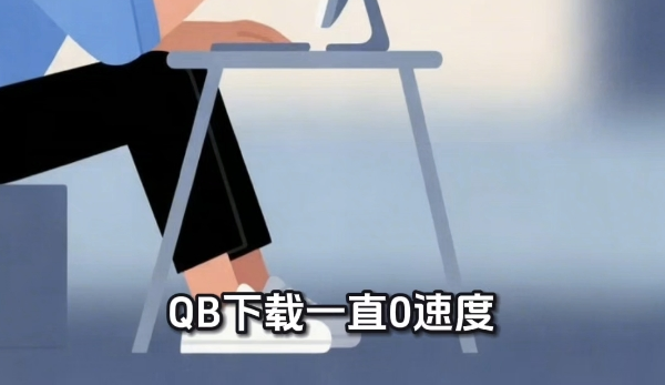 QB下载一直0速度？新手按这个顺序排查