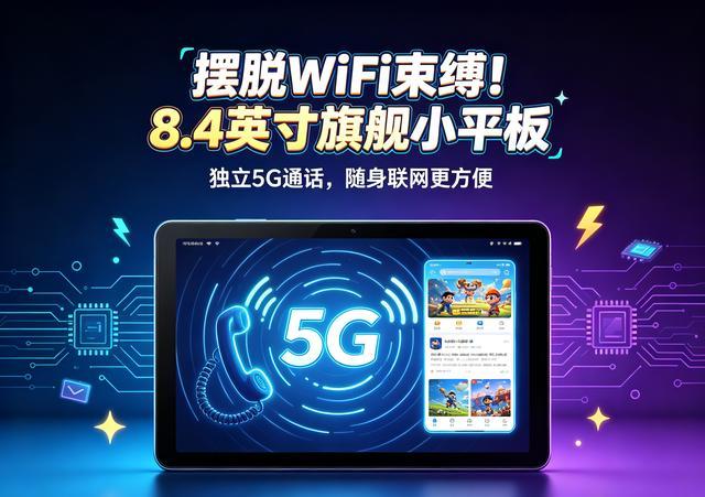出门没WiFi怎么办？这类小尺寸平板今年值得升级