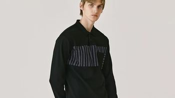 MB MindBridge 2026 春新款条纹拼接长袖 Polo