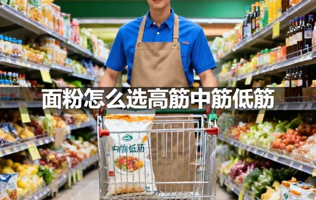 面粉怎么选高筋中筋低筋