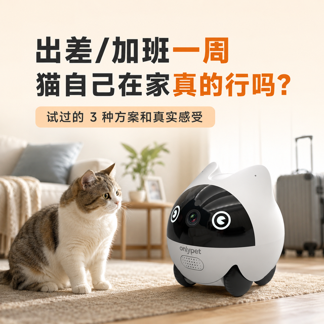 出差/加班一周，猫自己在家真的行吗？试过的 3 种方案和真实感受