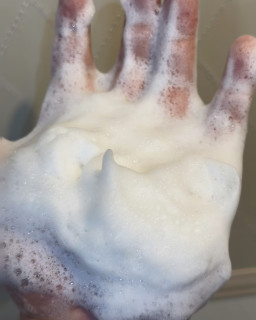晨间清水洗脸 珂润泡沫洁面