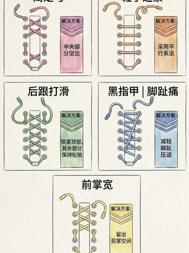 徒步脚痛到想哭?快学会这5种系鞋带神技