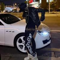 街头本命黑牛｜Vinkid 云梯反战长裤