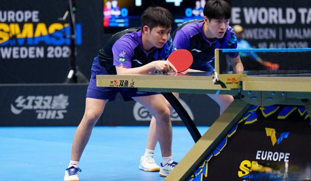 国乒男双头号种子0比3完败，勒布伦兄弟碾压晋级