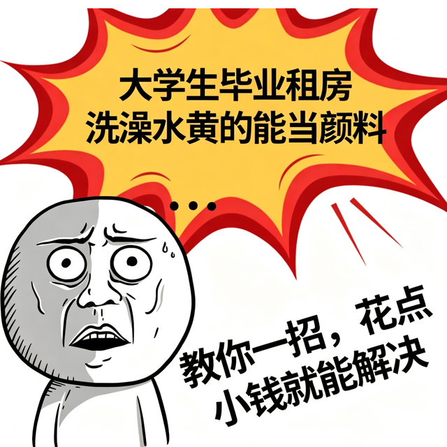 应届生租房必看！最便宜的护肤是洗干净澡