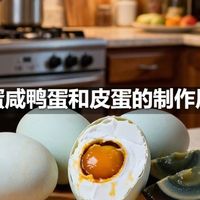 鸭蛋咸鸭蛋和皮蛋的制作原理