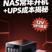 NAS常年开机+UPS成本大揭秘!算完这笔账,心里有数了