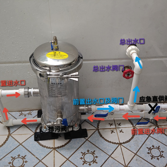自己手搓经济实惠的前置过滤系统优化方案——应急供水/反冲洗