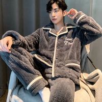 怕冷男生认准这套加厚珊瑚绒家居服