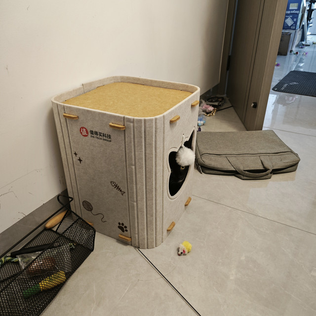 拿到值得买试睡猫窝，我对客服竟然说