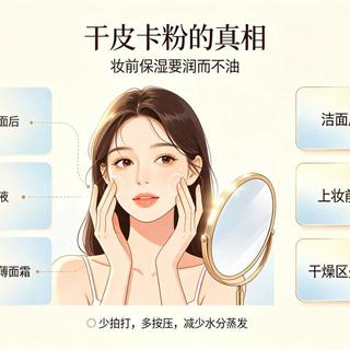 干皮底妆怎么选？3分钟看懂保湿、服帖、持妆的核心门道
