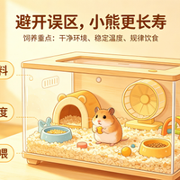 新手养金丝熊别再交学费：买笼子、选跑轮、喂食全踩坑指南