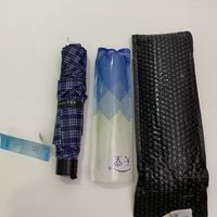 18.41元包邮三折叠天堂经典格子伞开箱。