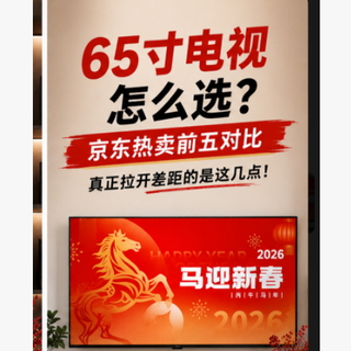 65 寸电视怎么选？京东热卖前五，我更建议这样挑