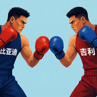 吉利紧逼比亚迪，前7月国内销量差距仅3万辆