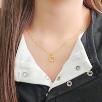 中国黄金莫比乌斯项链｜3000块不到，把“无尽的爱”挂在脖子上
