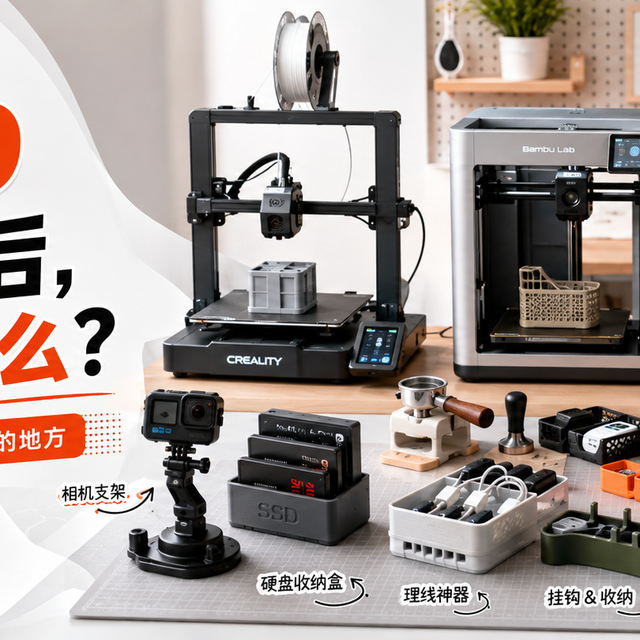 入手3台3D打印机之后，我都打了什么？这可能才是真正好玩的地方