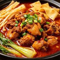 麻辣火锅鸡鲜香软烂，越炖越入味
