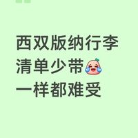 西双版纳｜熬夜整理血泪攻略❗️