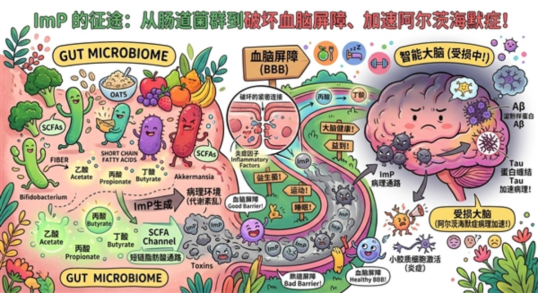 肠道健康与老年痴呆的关系