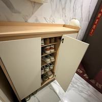 生态板实木鞋柜门口入户柜新款储物柜