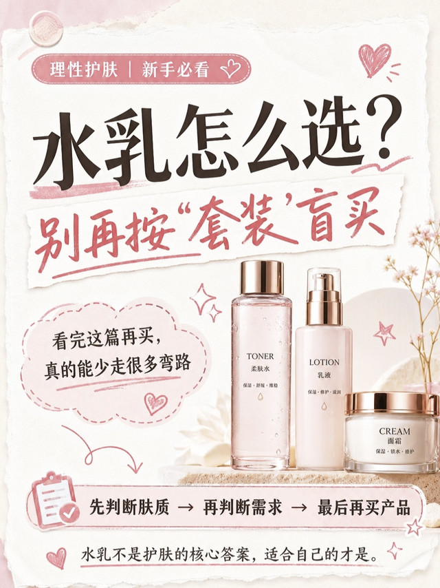 七夕护肤避坑💢别被礼盒套路！水乳套装千万别闭眼冲