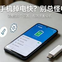 澎湃OS藏着7个偷电开关！老玩家从不外传，关掉待机一晚只掉3%电