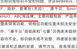 20个婴童品牌被约谈，部分停售！大多问题肉眼看就能避坑
