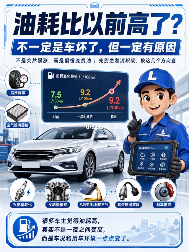 🚨油耗突然变高？别急着清积碳，先查这些地方