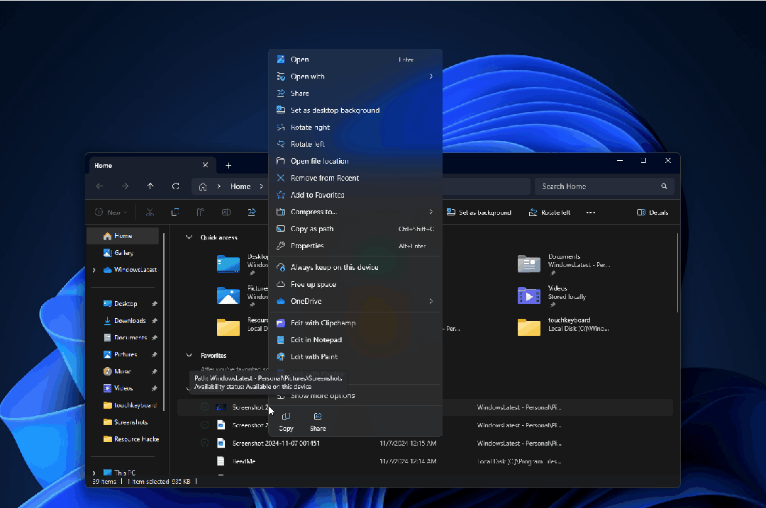 终于改了!Windows 11新版右键菜单公布:三大改进,几乎瞬时响应
