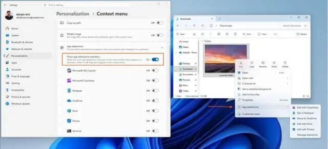 终于改了!Windows 11新版右键菜单公布:三大改进,几乎瞬时响应