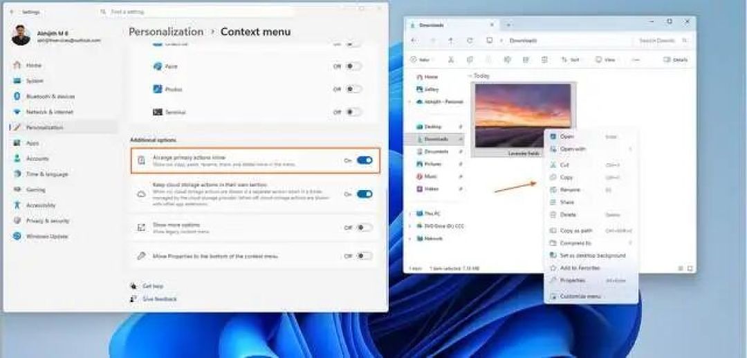 终于改了!Windows 11新版右键菜单公布:三大改进,几乎瞬时响应