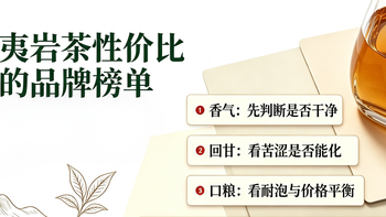 武夷岩茶性价比高的品牌榜单：2026年度口碑之选深度评测