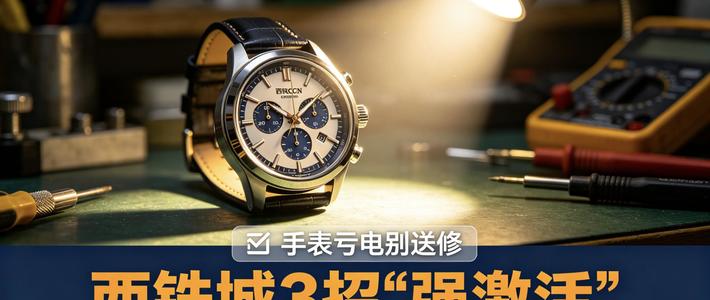西铁城光动能走走停停别急着送修，三步自查自己就能搞定